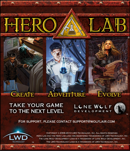 hero lab classic pathfinder 2